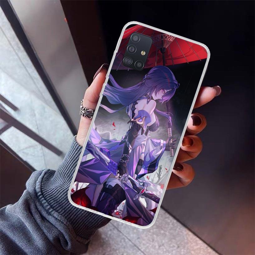 Honkai Star Rail Acheron Phone Case For Samsung Galaxy A52 A51 A50S A32 A22 A12 A02S A72 A71 A31 A70 A30S Note 20 Ultra 10 Plus