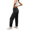 Women’s Loose Fit High Waist Cargo Pants with Multiple Pockets Elastic Waistband Drawstring Hem Casual Trousers for Daily Wear