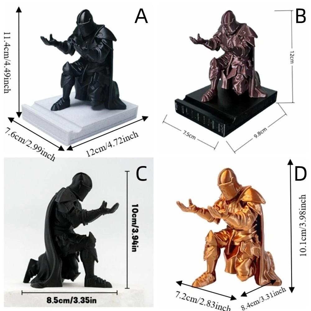 Decorations 3D Printing Knight Ornaments Creative Desktop Accessory Pen Holder  Home Decor