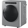 5kg Vented Dryer, 1000W Compact Freestanding Front-Loading Tumble Dryer with Stainless Steel Drum, Timer, Silver