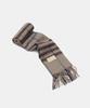 Hallen Wool Classic Check Muffler (M008_Dark Beige)
