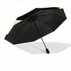 1pc Lazy cat Automatic Open 8-Rib Windproof Umbrella, Travel & Commuting, Suitable for All Seasons