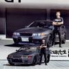 #869 1/64 Skyline GTR R32 Темно-сірий З Цугіо Мацуда Іграшковий Автомобіль Мініатюра Металевий Литий Модель TSM Подарунок Знімні Колеса