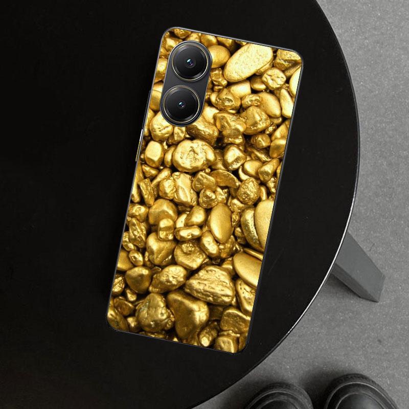 Fine Gold Pattern Printing Phone Case Cover for Xiaomi Poco X6 X5 X7 Pro F7 Ultra Redmi 15C 15 13C 13 12C 12 10C 10 10A 9C 9A 9T