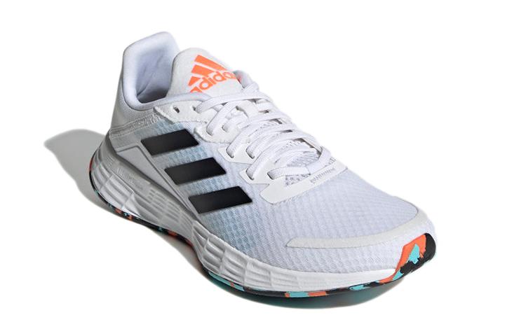adidas Duramo Sl Rutschfest Dämpfung Abriebfest Niedrig geschnitten Kinder Laufschuhe Weiß Schwarz Kinder GV9817