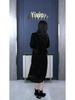Spring Luxury Sequin Lace Velvet Embroidered Casual Dress for Plus-Size Women