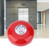 Alarm Bell Fire Alarm Bell CB‑6B 95dB Metal Electric Round Alarm Bell School Home Factory Security Alarm Bell Metal Alarm Bell