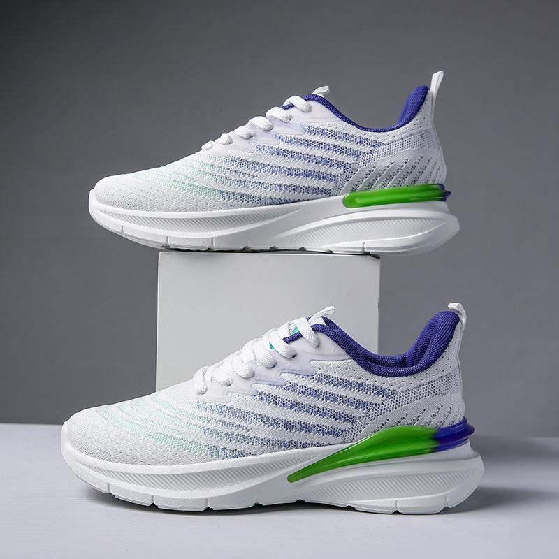 

Spring new breathable fly-woven sports shoes men s and women s same ins Korean version running shoes platform casual shoes men s F8828 40
