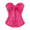 Elegant Satin Corset with Sweetheart Neckline and Ruffled Edges