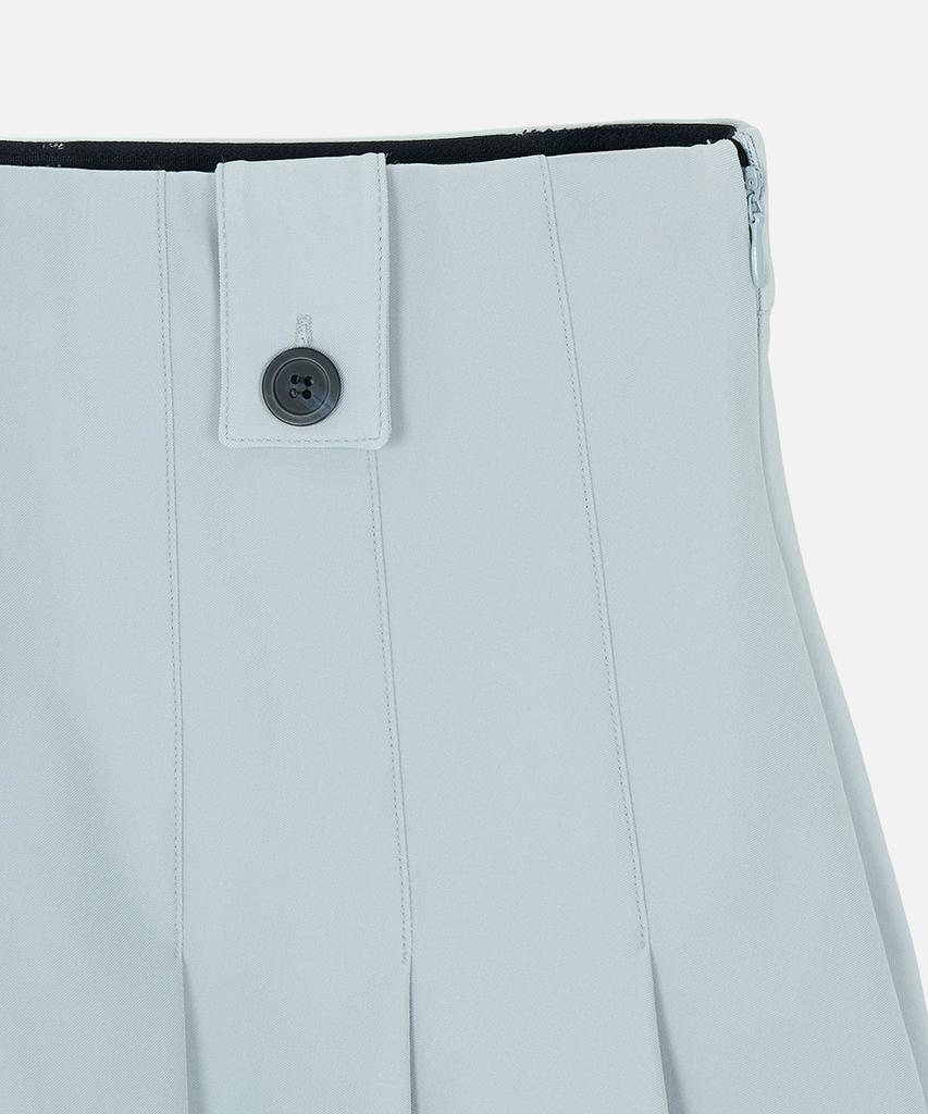 AVEN Dry Motion Tailored Pleated Skirt Sky Blue