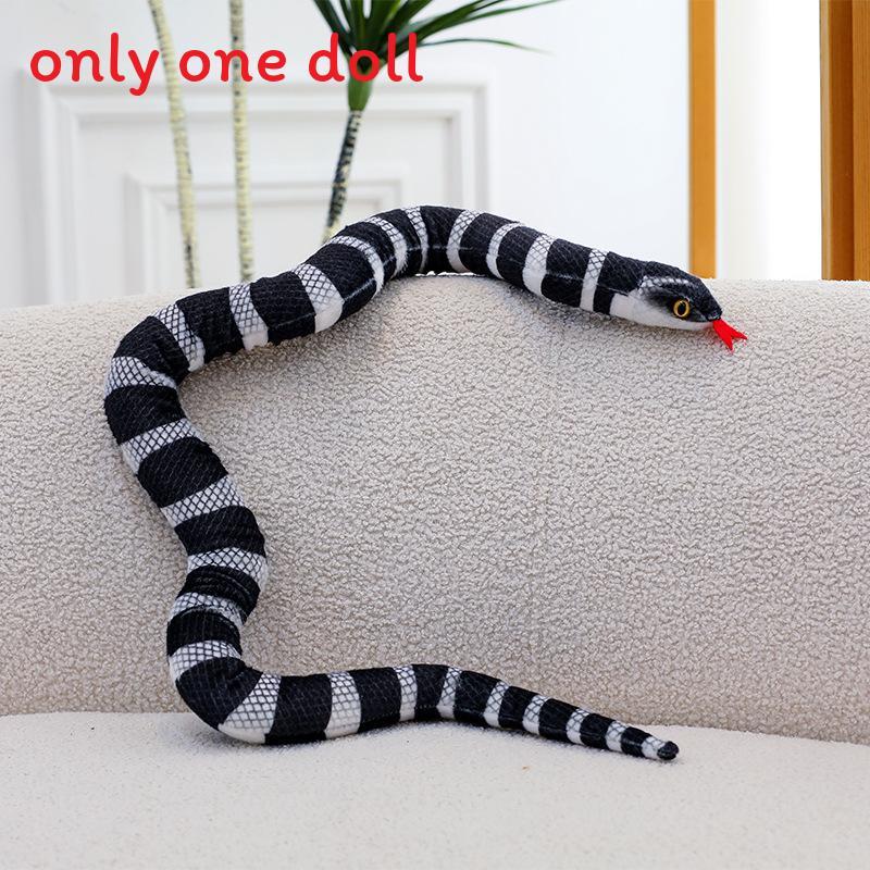 Snake Plush Toy With Realistic Design For Kids And Adults Gift Collectible