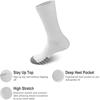 Pánské bavlněné ponožky trubkového střihu s vysokým pružným lemem, velké velikosti, jarní, sportovní, prodyšné, absorbující pot, na basketbal