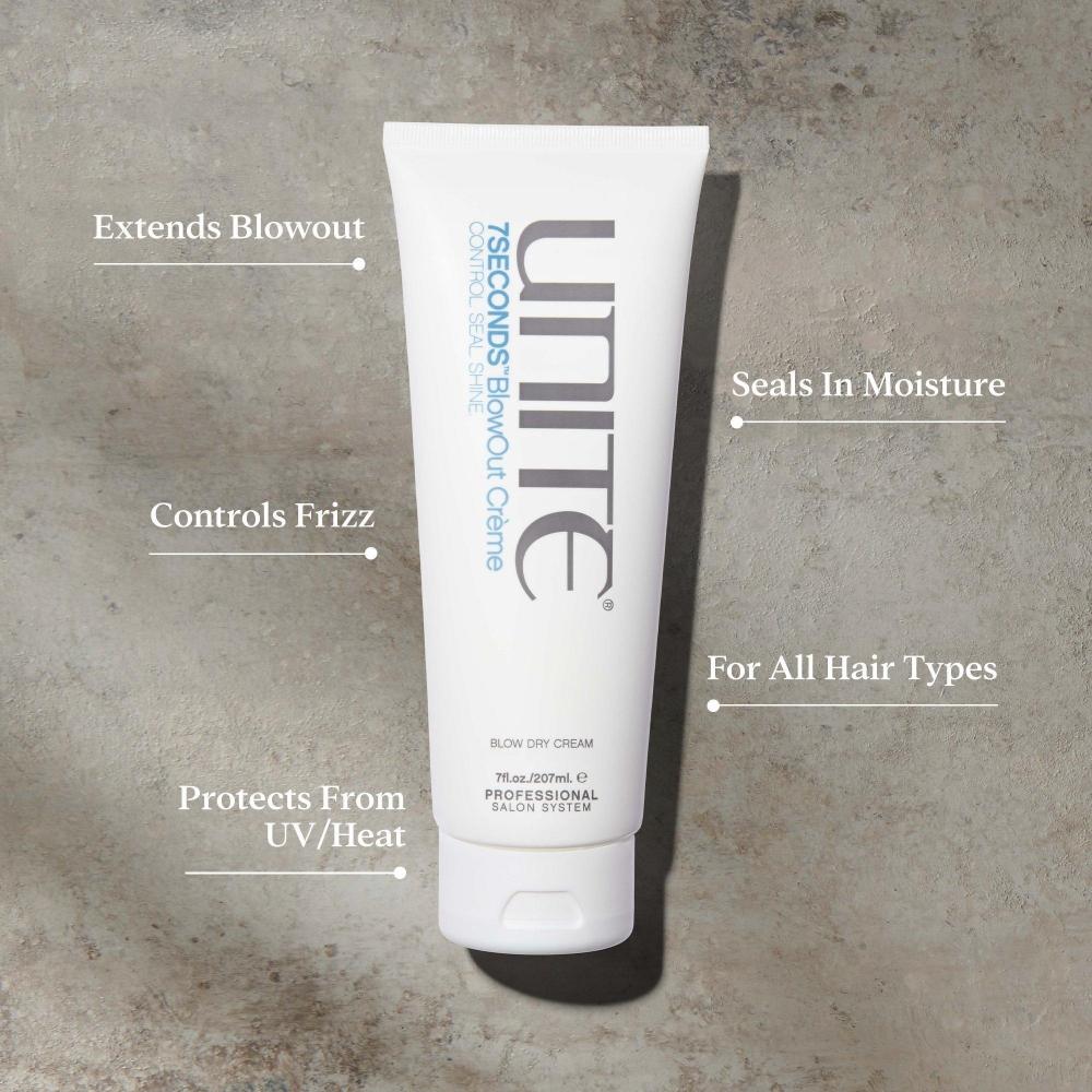 Unite Hair 7seconds Blowout Cr Me 7.0 Oz