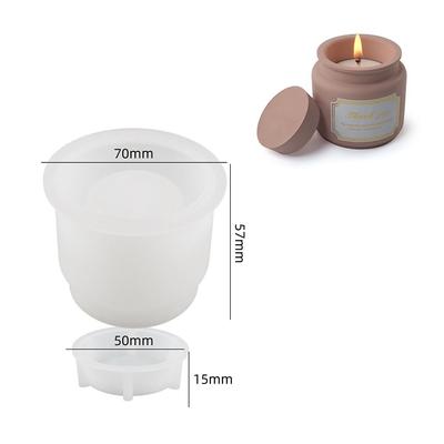 DIY Craft Κερί Καλούπι Βάζου με Καπάκι Ζουμερό Γλαστράκι Χρήσιμο Καλούπι Κηροπήγιο Διακόσμηση σπιτιού