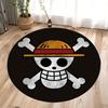 One Piece Anime Home Circular Carpet Living Room Stylish Bedroom Floor Mat Children's Room Carpet for Anime Lovers Decor