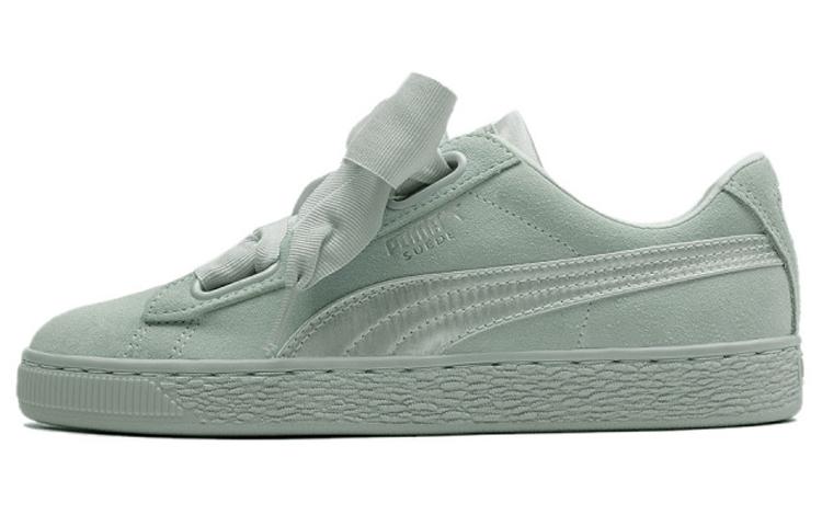 Кроссовки PUMA Suede Heart Ep Blue Flo Зеленые Женские 366922-03 37