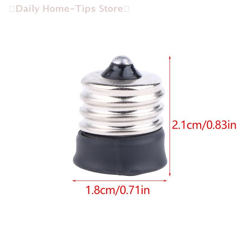 2Pcs E17 To E12/ E14 Lamp Holder Led Lighting Light Base Converter Screw Bulb Socket Adapter LED Saving Light Halogen Lamp Head