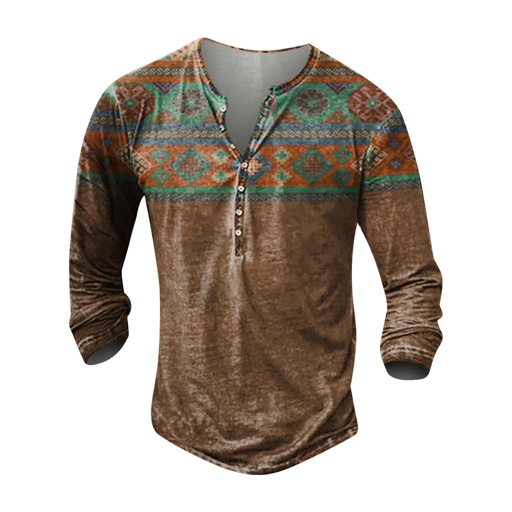 Men's Long Sleeve Graphic And Embroidered Fashion T-Shirt  Spring And  Long Sleeve Printed Pullover Sweatshirt