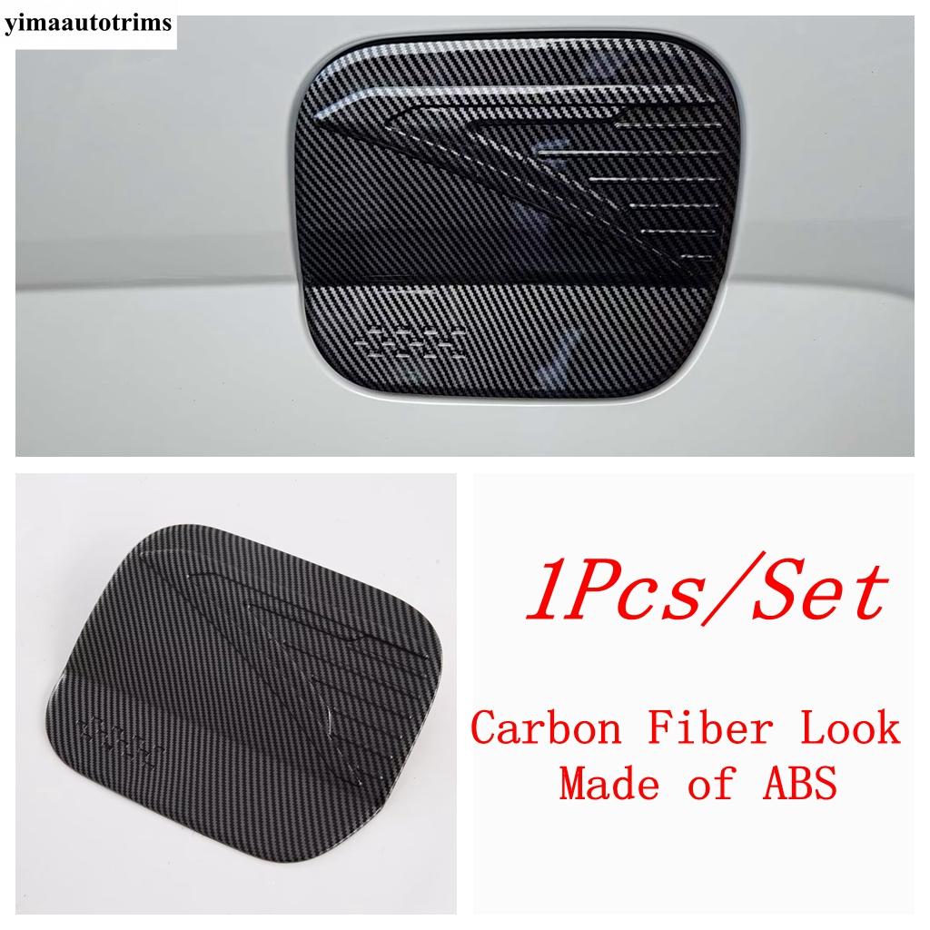 Door Handle Bowl / Rearview Mirror Cap / Fuel Oil Tank Cover Trim Carbon Fiber Accessories For Hyundai Santa Fe MX5 2024 2025
