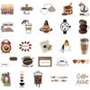 10/30/50pcs INS Style Coffee Addict Stickers Vintage Graffiti Decals DIY Notebook Phone Luggage Carftoon Decoration Sticker Pack