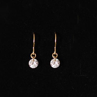 Simple Designer Cute Earrings 14K Gold Filled Earring Jewelry Zircon Charm Simple Earring for Women