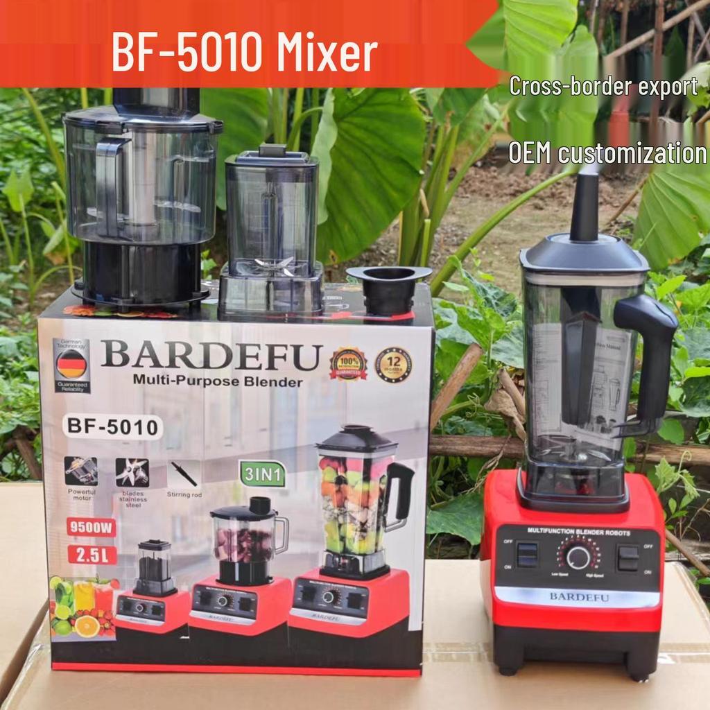 Frullatore, Mixer, Tritacarne, Tritaghiaccio e Spremiagrumi in Acciaio Inossidabile ad Alta Potenza 8 in 1 da 3L
