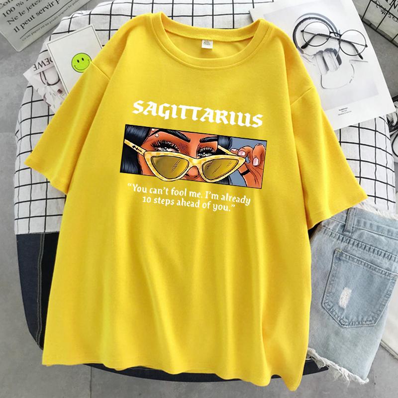 

Стрілець You Can t Fool Me Футболка з принтом Жіночі великі вільні футболки з круглим вирізом Класний одяг Повсякденні літні футболки Одяг L