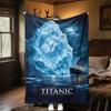 Titanic Plush Blanket Soft Comfortable All Seasons Blanket Sofa Office Naps Blanket Outdoor Travel Throw Perfect Gift