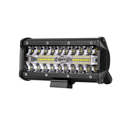 1Pc 6'' 120W 12,000Lm Off Road Driving Lights Led Work Light Bar Spot Flood Fog Lights Waterproof Led Cubes For Truck Jeep Boat Pick Up Utv Atv Marine