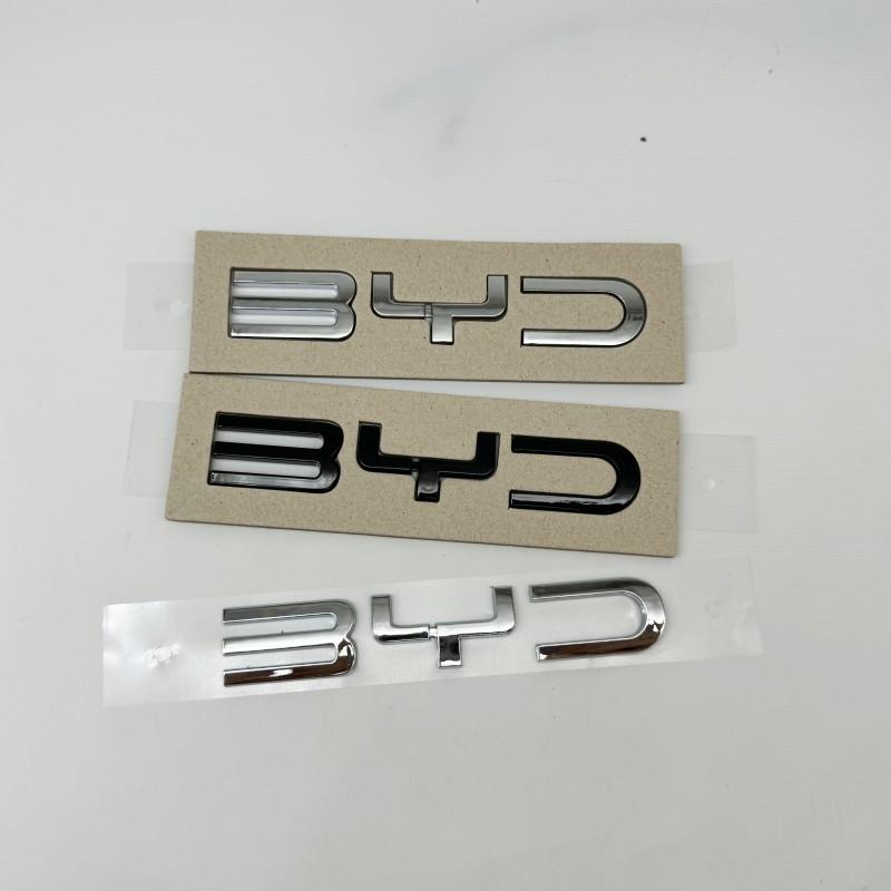 Für BYD SEAL QIN HAN SONG Plus ATTO3 SEAL ABS Chrom Schwarz Logo BYD Emblem Buchstaben Aufkleber Auto Kofferraum Abzeichen Autoteile Zubehör