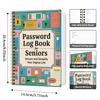A5 Password Book,Internet Account and Website Login Organizer,Notes Section, Perfect Password Journal for Managing Cybersecurity
