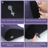 NaEnsen Sex Toys Pillow Position Cushion Triangle Inflatable Ramp Furniture Couples Toy Positioning for Deeper Position Support Pillow Men Women for