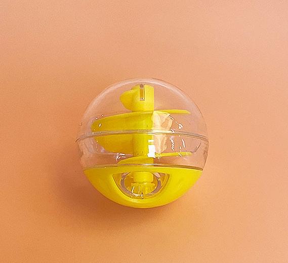 Cat Leak Eat Spiral Ball Educational Toys Resistant Bite Training Eat Play Dual Use Round Not Pouring Fun Food Leak Pet Supplies