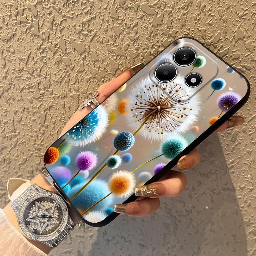 Beautiful Dandelion Case for Xiaomi Redmi Note 14 13 Pro Plus A1 A2 A3 9 8 7 A4 A5 10 12 11 Pro K40 K80 11S 14C 12C 13C 12S
