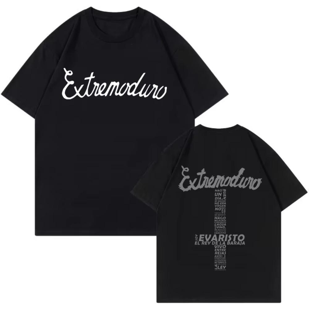Unisex Fashion Rock Band Extremoduro Print Short Sleeve T Shirt Men Women Graphic Vintage TShirts Y2k Hip Hop Tees Tops Clothes