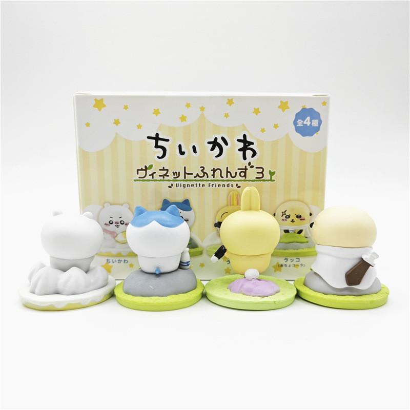 Figurines Cartoon Chiikawa Desktop Decor Collectible Kids Birthday Toys Gift