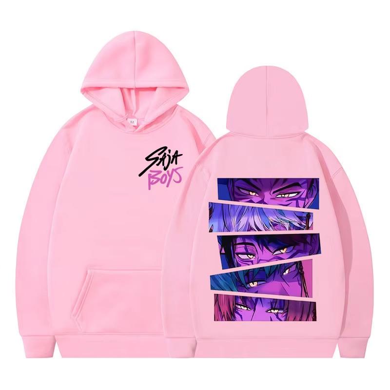 Kpop Demon Hunters Saja Boys Movie Hoodie Men Women Fashion Clothing Pullover Long Sleeves Loose Casual Harajuku Sweatshirt Tide