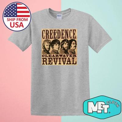 Creedence Clearwater Revival CCR Men's Grey Size S-5XL