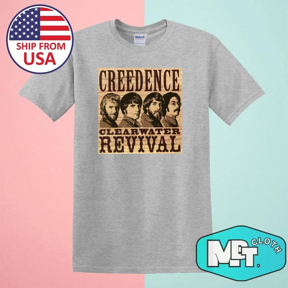 

Creedence Clearwater Revival CCR Men s Grey Size S-5XL S