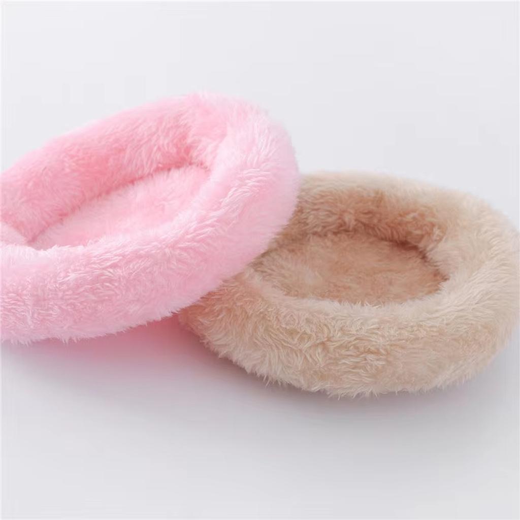 Guinea Pigs Bed Hamster Bed Round Shape Keep Warm Sleeping Bed Hedgehog   Small Animal  Cage Accessories