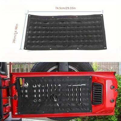 För Jeep Wrangler Bagageutrymme Baklucka Förvaringsväska Beijing BJ40plus Verktygssats Tillbehör