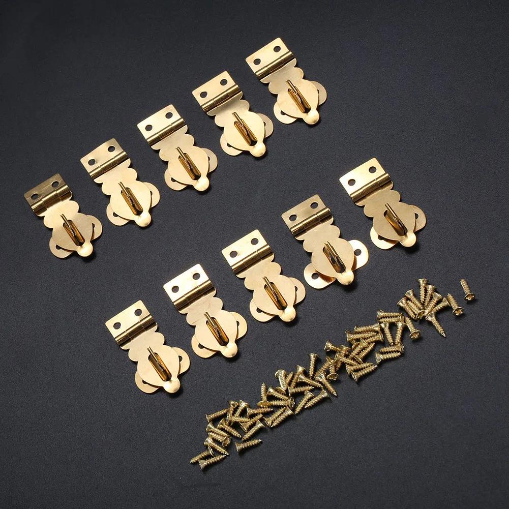 Brass Padlock For Jewelry Box Lock Vintage Box Lock 37*19MM Brass Padlock Buckle Long-lasting Functionality Storage Solution China Mainland