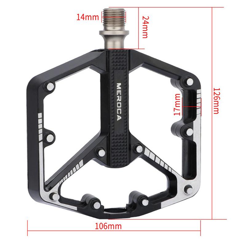 Bicycle Pedals Sealed Du Bearing Nonslip Pedal Mountain Road Bike Cycling Alloy