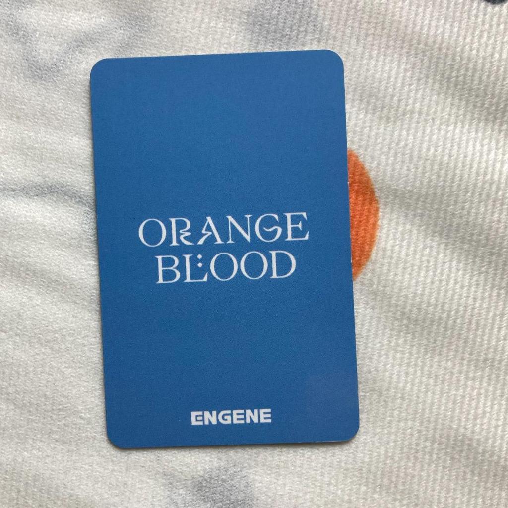 [USED] ENHYPEN Niki Public Broadcast BLOOD ORANGE Trading Card