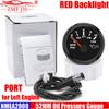 ZMFJH NMEA2000 52MM Oil Pressure Gauge M12 Plug 0-10Bar,0-145PSI Oil Press Meter PORT STBD Red LED for Marine Boat Yacht Vessel