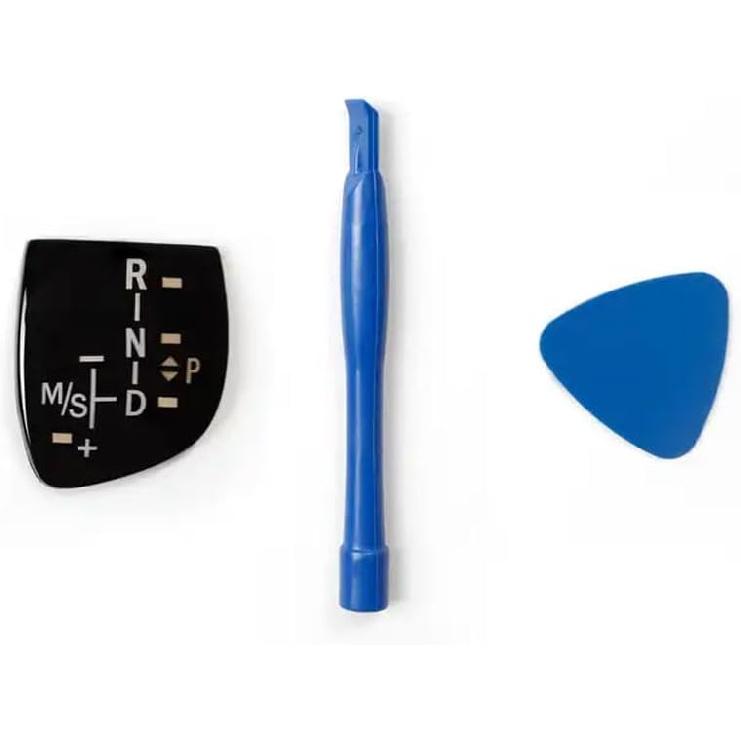 Car Shift Knob Panel Gear Button Cover Emblem M Performance Sticker Compatible with BMW X1 X3 X5 X6 M3 M5 F01 F10 F30 F35 F15 F16 F18 (Standard