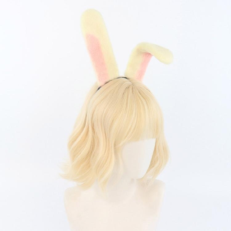 Adorkable Headband Cartoon Rabbits Hair Hoop Eye-catching Headpiece Headwear for Halloween Cosplay Role Play