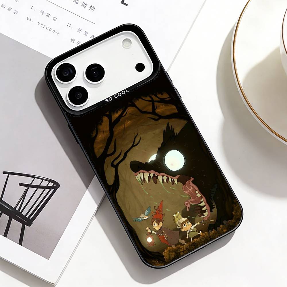 

O-Над G-Садом W-Стеной Темная Сказка Чехол для Телефона Для iPhone17,16,15,14,13,12,Pro Max Черный Цветной Чехол для Телефона iPhone12PROMAX