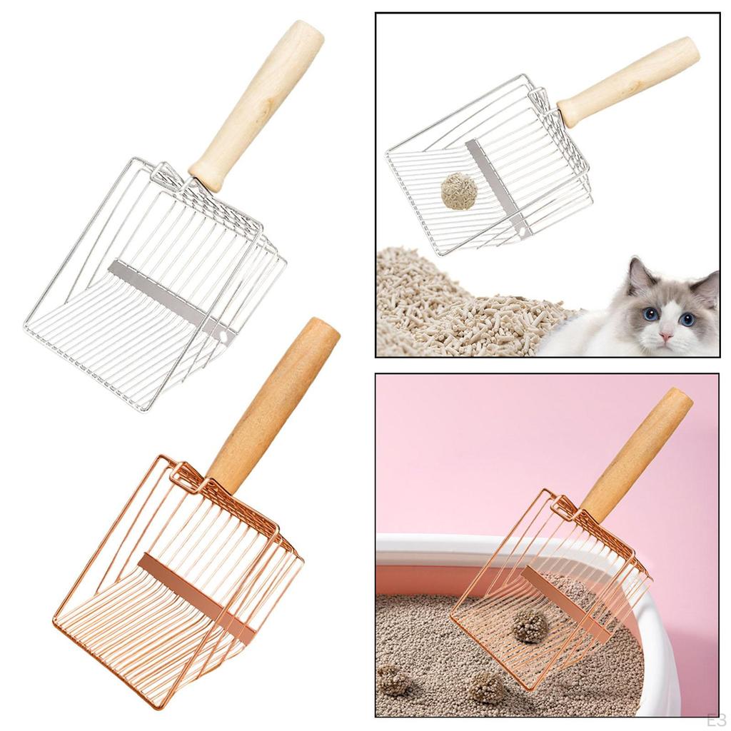Cats Litter Scoops Pets Sifter Spade Kitten Aquarium Sand Two Different Gaps(10mm/4mm)