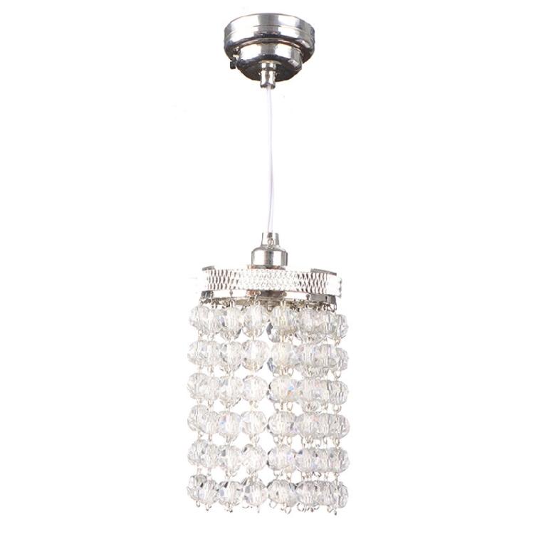 Miniature LED Chandelier For 1/12 Scale Doll House Living Room Crystal Lamp Figurine for Crafting Proejct Accessory